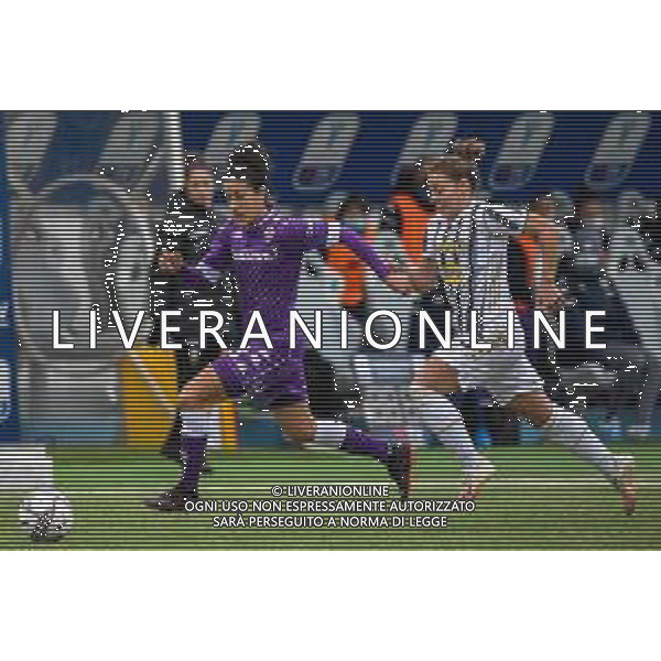 Fabio Fagiolini/LM - Juventus vs Fiorentina Femminile - Italian football Women Supercoppa match 10 January 2021 - chiavari (ge), Italy Photo showing: Claudia Neto (Fiorentina) and Lisa Boattin (Juventus) @LM/Fabio Fagiolini AG ALDO LIVERANI SAS