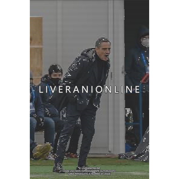 Fabio Fagiolini/LM - Juventus vs Fiorentina Femminile - Italian football Women Supercoppa match 10 January 2021 - chiavari (ge), Italy Photo showing: Nicola Melani head coach (Fiorentina) @LM/Fabio Fagiolini AG ALDO LIVERANI SAS