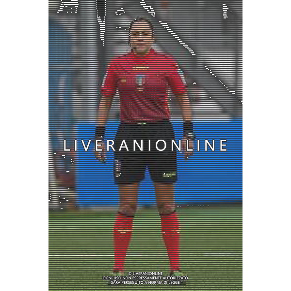 Fabio Fagiolini/LM - Juventus vs Fiorentina Femminile - Italian football Women Supercoppa match 10 January 2021 - chiavari (ge), Italy Photo showing: Miss Maria Marotta referee of the match @LM/Fabio Fagiolini AG ALDO LIVERANI SAS