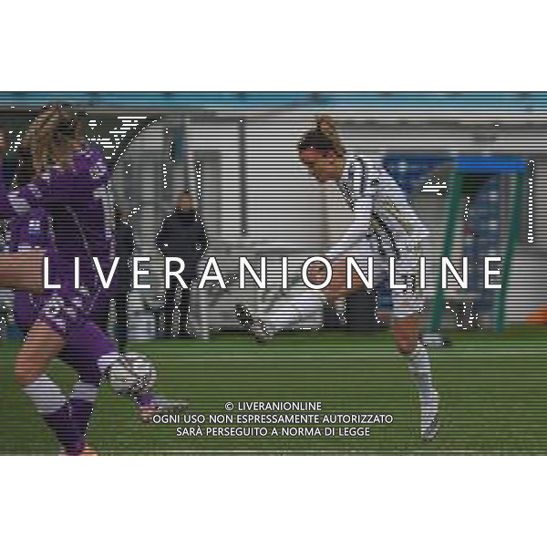 Fabio Fagiolini/LM - Juventus vs Fiorentina Femminile - Italian football Women Supercoppa match 10 January 2021 - chiavari (ge), Italy Photo showing: Barbara Bonansea (Juventus) shots on goal for 2 - 0 @LM/Fabio Fagiolini AG ALDO LIVERANI SAS
