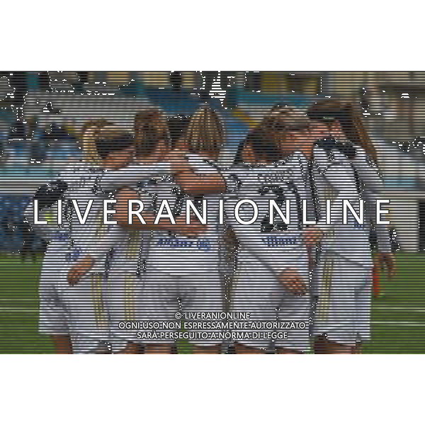 Fabio Fagiolini/LM - Juventus vs Fiorentina Femminile - Italian football Women Supercoppa match 10 January 2021 - chiavari (ge), Italy Photo showing: exultation of the players for new goal of Barbara Bonansea (Juventus) @LM/Fabio Fagiolini AG ALDO LIVERANI SAS