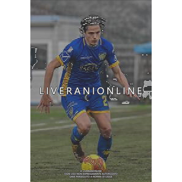 Fabio Fagiolini/LM - Carrarese vs Juventus U23 - Campionato di Calcio Serie C - Lega Pro 2020/2021 09 gennaio 2021 - Stadio Comunale &#34;dei Marmi&#34;, Carrara, Italia Nella foto: Davide Grassini (Carrarese) @LM/Fabio Fagiolini AG ALDO LIVERANI SAS