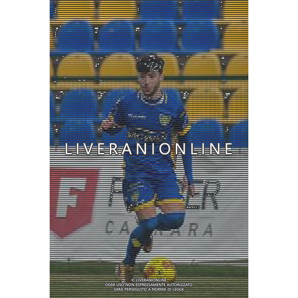 Fabio Fagiolini/LM - Carrarese vs Juventus U23 - Campionato di Calcio Serie C - Lega Pro 2020/2021 09 gennaio 2021 - Stadio Comunale &#34;dei Marmi&#34;, Carrara, Italia Nella foto: Fabian Pavone (Carrarese) @LM/Fabio Fagiolini AG ALDO LIVERANI SAS
