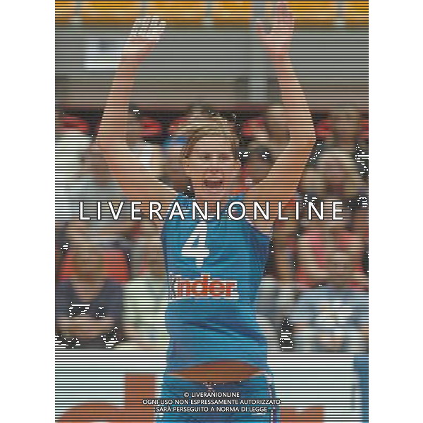 LIVORNO,25 AGOSTO 2005 VOLLEY FEMMINILE QUADRANGOLARE INTERNAZIONALE \'CITTA\' DI LIVORNO\' PARTITA ITALIA-TURCHIA NELLA FOTO:CELLA ELISA FOTO BIZZI-A.LIVERANI