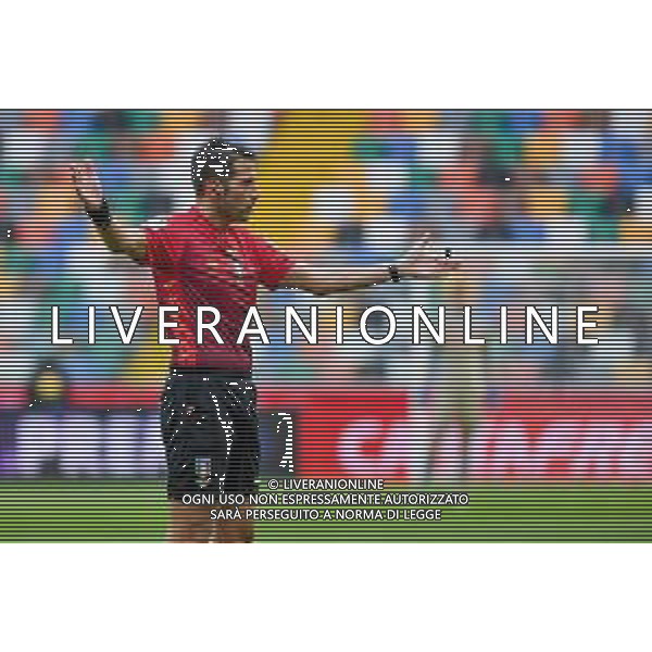 Ettore Griffoni/LM - Udinese Calcio vs SSC Napoli - Italian football Serie A match 2020/2021 10 January 2021 - Friuli Dacia Arena stadium, udine, Italy Photo showing: the referee of the matche Fabrizio Pasqua @LM/Ettore Griffoni AG ALDO LIVERANI SAS