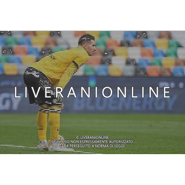 Ettore Griffoni/LM - Udinese Calcio vs SSC Napoli - Italian football Serie A match 2020/2021 10 January 2021 - Friuli Dacia Arena stadium, udine, Italy Photo showing: Juan Musso (Udinese) waiting the VAR decision @LM/Ettore Griffoni AG ALDO LIVERANI SAS