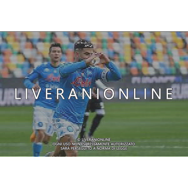 Ettore Griffoni/LM - Udinese Calcio vs SSC Napoli - Italian football Serie A match 2020/2021 10 January 2021 - Friuli Dacia Arena stadium, udine, Italy Photo showing: Lorenzo Insigne (Napoli) celebrates after scoring a goal of 0-1 @LM/Ettore Griffoni AG ALDO LIVERANI SAS