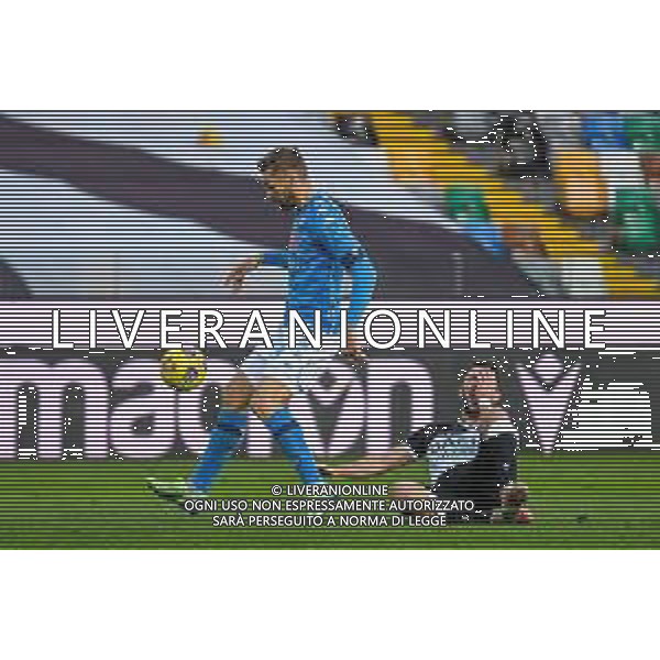 Ettore Griffoni/LM - Udinese Calcio vs SSC Napoli - Italian football Serie A match 2020/2021 10 January 2021 - Friuli Dacia Arena stadium, udine, Italy Photo showing: Foul of Fernando Llorente (Napoli) @LM/Ettore Griffoni AG ALDO LIVERANI SAS