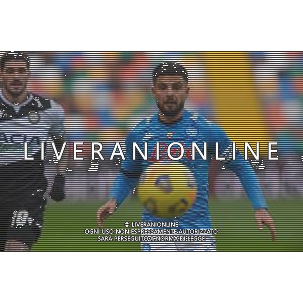 Franco Debernardi/LM - Udinese Calcio vs SSC Napoli - Italian football Serie A match 2020/2021 10 January 2021 - Friuli Dacia Arena stadium, udine, Italy Photo showing: Lorenzo Insigne of Napoli fight for the ball against Rodrigo De Paul of Udinese @LM/Franco Debernardi AG ALDO LIVERANI SAS
