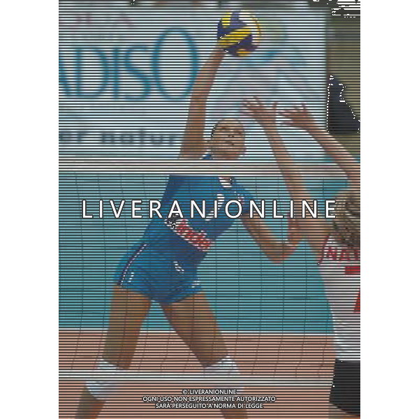 LIVORNO,25 AGOSTO 2005 VOLLEY FEMMINILE QUADRANGOLARE INTERNAZIONALE \'CITTA\' DI LIVORNO\' PARTITA ITALIA-TURCHIA NELLA FOTO:GIOLI SIMONA FOTO BIZZI-A.LIVERANI