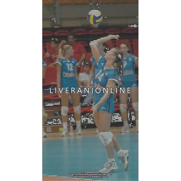 LIVORNO,25 AGOSTO 2005 VOLLEY FEMMINILE QUADRANGOLARE INTERNAZIONALE \'CITTA\' DI LIVORNO\' PARTITA ITALIA-TURCHIA NELLA FOTO:LO BIANCO ELEONORA FOTO BIZZI-A.LIVERANI