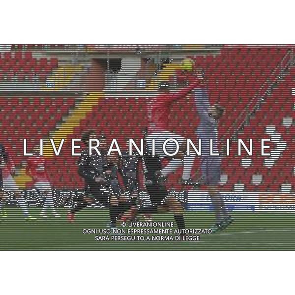 TRIESTINA - FANO CAMPIONATO CALCIO SERIE C LEGA PRO 10.01.2021 NELLA FOTO PARATA DI ANIELLO VISCOSO SU ANIBAL ARAUJO RAPISARDA ©/AGENZIA ALDO LIVERANI SAS