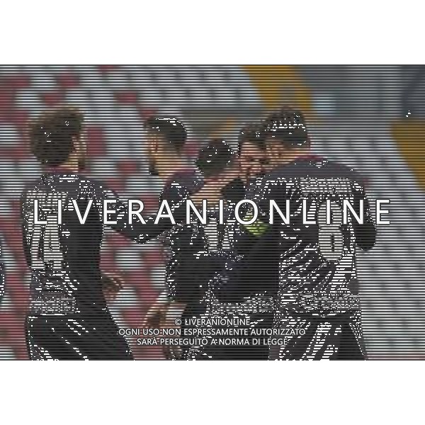 TRIESTINA - FANO CAMPIONATO CALCIO SERIE C LEGA PRO 10.01.2021 NELLA FOTO ESULTANZA DOPO IL GOL DI VINCENZO FERRARA ©/AGENZIA ALDO LIVERANI SAS