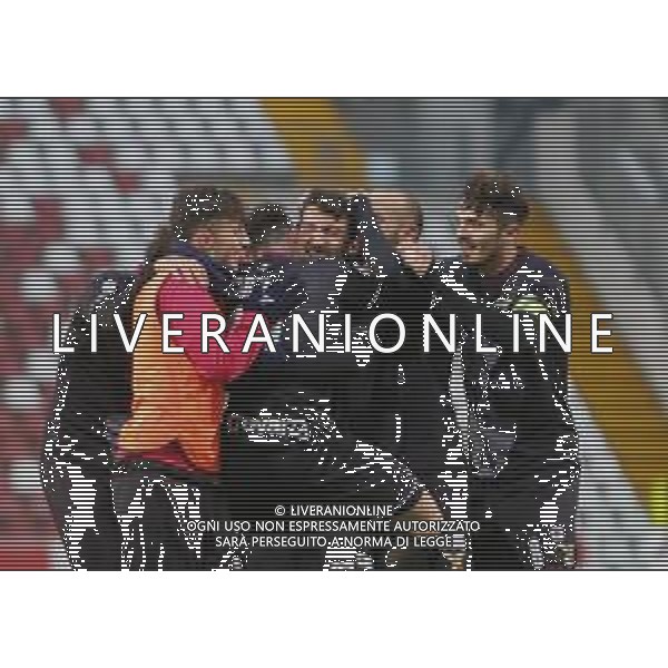 TRIESTINA - FANO CAMPIONATO CALCIO SERIE C LEGA PRO 10.01.2021 NELLA FOTO ESULTANZA DOPO IL GOL DI VINCENZO FERRARA ©/AGENZIA ALDO LIVERANI SAS