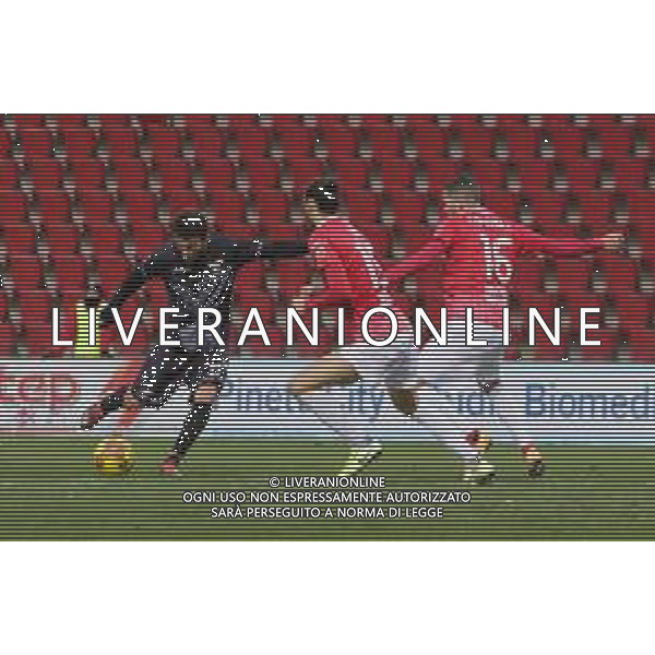 TRIESTINA - FANO CAMPIONATO CALCIO SERIE C LEGA PRO 10.01.2021 NELLA FOTO IL GOL DI VINCENZO FERRARA ©/AGENZIA ALDO LIVERANI SAS