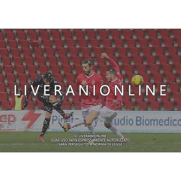 TRIESTINA - FANO CAMPIONATO CALCIO SERIE C LEGA PRO 10.01.2021 NELLA FOTO IL GOL DI VINCENZO FERRARA ©/AGENZIA ALDO LIVERANI SAS