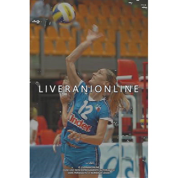 LIVORNO,25 AGOSTO 2005 VOLLEY FEMMINILE QUADRANGOLARE INTERNAZIONALE \'CITTA\' DI LIVORNO\' PARTITA ITALIA-TURCHIA NELLA FOTO:PICCININI FRANCESCA FOTO BIZZI-A.LIVERANI