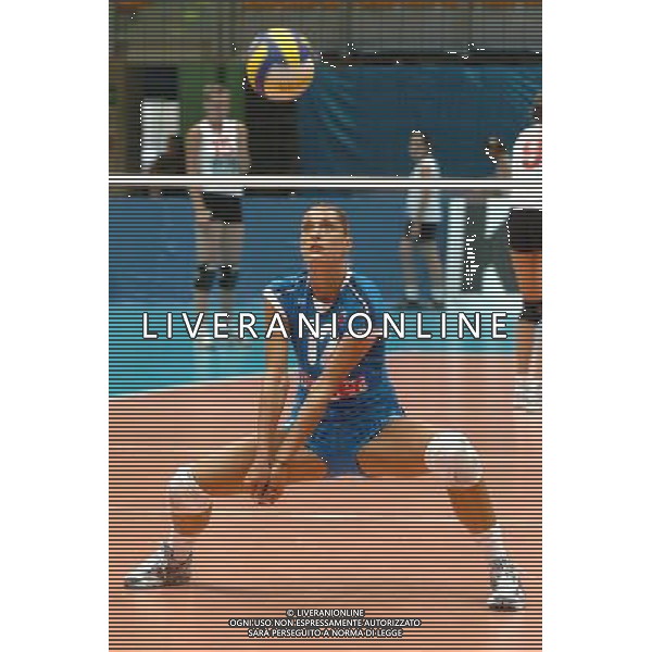 LIVORNO,25 AGOSTO 2005 VOLLEY FEMMINILE QUADRANGOLARE INTERNAZIONALE \'CITTA\' DI LIVORNO\' PARTITA ITALIA-TURCHIA NELLA FOTO:PICCININI FRANCESCA FOTO BIZZI-A.LIVERANI