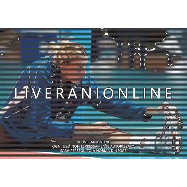 LIVORNO,25 AGOSTO 2005 VOLLEY FEMMINILE QUADRANGOLARE INTERNAZIONALE \'CITTA\' DI LIVORNO\' PARTITA ITALIA-TURCHIA NELLA FOTO:TOGUT ELISA FOTO BIZZI-A.LIVERANI