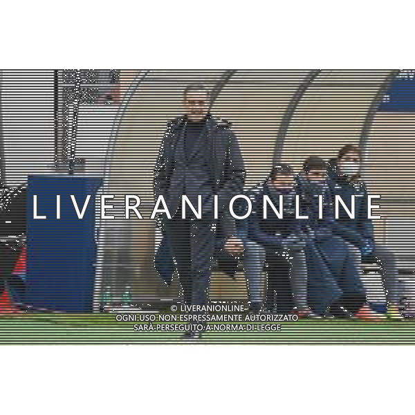Fabio Fagiolini/LM - Final - Juventus vs Fiorentina Femminile - Italian football Women Supercoppa match 10 January 2021 - Stadio Comunale Aldo Gastaldi chiavari (ge), Italy Photo showing: Nicola Melani head coach (Fiorentina) @LM/Fabio Fagiolini AG ALDO LIVERANI SAS