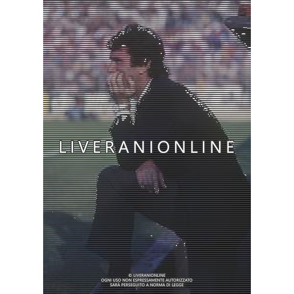 ZOFF DINO ALLENATORE DI CALCIO DELLA JUVENTUS NEL 1989/1990 - RETROSPETTIVA NELLA FOTO IN PANCHINA ©Archivio Giovanni Liverani/AGENZIA ALDO LIVERANI SAS