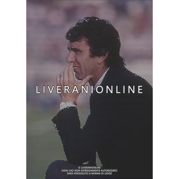 ZOFF DINO ALLENATORE DI CALCIO DELLA JUVENTUS NEL 1989/1990 - RETROSPETTIVA NELLA FOTO IN PANCHINA ©Archivio Giovanni Liverani/AGENZIA ALDO LIVERANI SAS