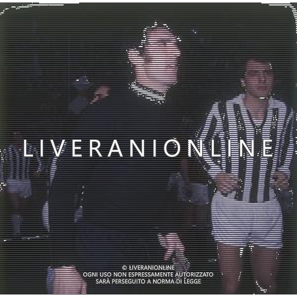 ZOFF DINO CALCIATORE PORTIERE DELLA JUVENTUS CALCIO - RETROSPETTIVA ANNI \'70 NELLA FOTO CON ROBERTO BETTEGA ©Archivio Giovanni Liverani/AGENZIA ALDO LIVERANI SAS