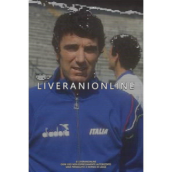 ZOFF DINO PORTIERE DELLA NAZIONALE ITALIANA DI CALCIO - RETROSPETTIVA NELLA FOTO NEL 1986 ©Archivio Giovanni Liverani/AGENZIA ALDO LIVERANI SAS
