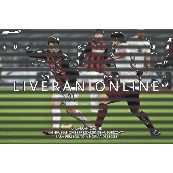 Brahim Diaz (Milan) e Thomas Rincon (Torino) Milan vs Torino Coppa Italia - ottavi di finale Milano 12-01-2021 Stadio Giuseppe Meazza - San Siro foto Roberto Garavaglia/ag. Aldo Liverani sas /AGENZIA ALDO LIVERANI SAS