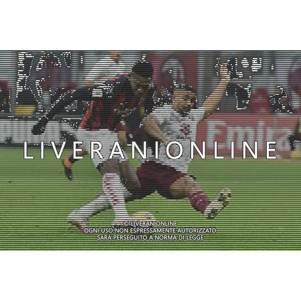 Rafael Leao (Milan) e Gleison Bremer (Torino) Milan vs Torino Coppa Italia - ottavi di finale Milano 12-01-2021 Stadio Giuseppe Meazza - San Siro foto Roberto Garavaglia/ag. Aldo Liverani sas /AGENZIA ALDO LIVERANI SAS