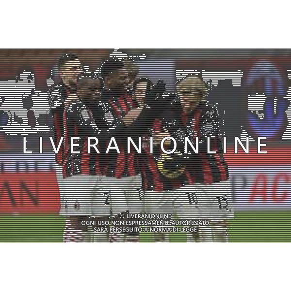 esultanza finale Milan dopo il rigore decisivo di hakan calhanoglu Milan vs Torino Coppa Italia - ottavi di finale Milano 12-01-2021 Stadio Giuseppe Meazza - San Siro foto Roberto Garavaglia/ag. Aldo Liverani sas /AGENZIA ALDO LIVERANI SAS