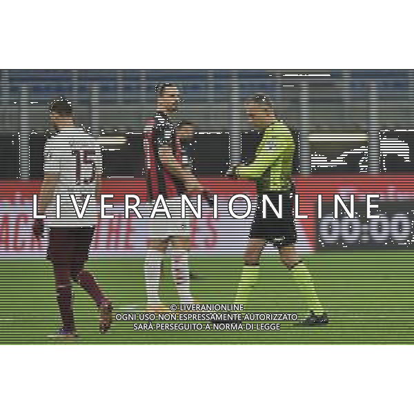 l\'arbitro Paolo Valeri di Roma Milan vs Torino Coppa Italia - ottavi di finale Milano 12-01-2021 Stadio Giuseppe Meazza - San Siro foto Roberto Garavaglia/ag. Aldo Liverani sas /AGENZIA ALDO LIVERANI SAS