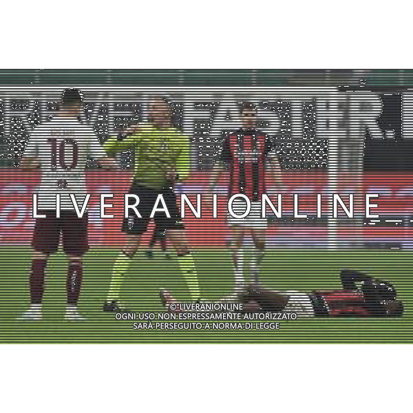 l\'arbitro Paolo Valeri di Roma Milan vs Torino Coppa Italia - ottavi di finale Milano 12-01-2021 Stadio Giuseppe Meazza - San Siro foto Roberto Garavaglia/ag. Aldo Liverani sas /AGENZIA ALDO LIVERANI SAS