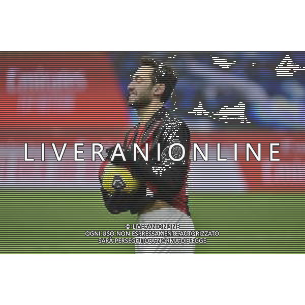 esultanza finale Milan dopo il rigore decisivo di hakan calhanoglu per il passaggio del turno Milan vs Torino Coppa Italia - ottavi di finale Milano 12-01-2021 Stadio Giuseppe Meazza - San Siro foto Roberto Garavaglia/ag. Aldo Liverani sas /AGENZIA ALDO LIVERANI SAS