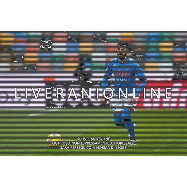 Ettore Griffoni/LM - Udinese Calcio vs SSC Napoli - Italian football Serie A match 2020/2021 10 January 2021 - Friuli Dacia Arena stadium, udine, Italy Photo showing: Elseid Hysaj (Napoli) portrait @LM/Ettore Griffoni AG ALDO LIVERANI SAS
