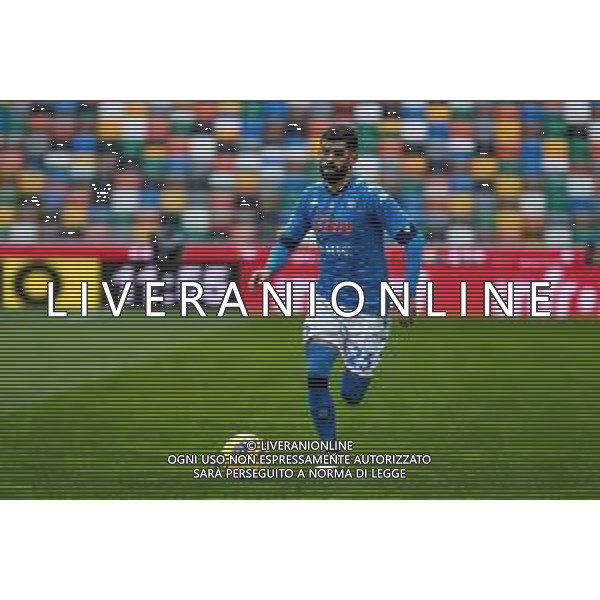 Ettore Griffoni/LM - Udinese Calcio vs SSC Napoli - Italian football Serie A match 2020/2021 10 January 2021 - Friuli Dacia Arena stadium, udine, Italy Photo showing: Elseid Hysaj (Napoli) portrait @LM/Ettore Griffoni AG ALDO LIVERANI SAS