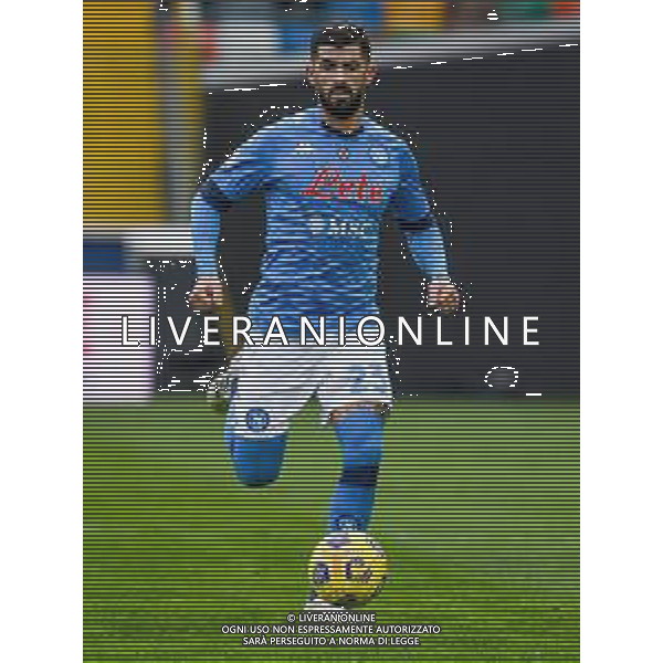 Ettore Griffoni/LM - Udinese Calcio vs SSC Napoli - Italian football Serie A match 2020/2021 10 January 2021 - Friuli Dacia Arena stadium, udine, Italy Photo showing: Elseid Hysaj (Napoli) portrait @LM/Ettore Griffoni AG ALDO LIVERANI SAS