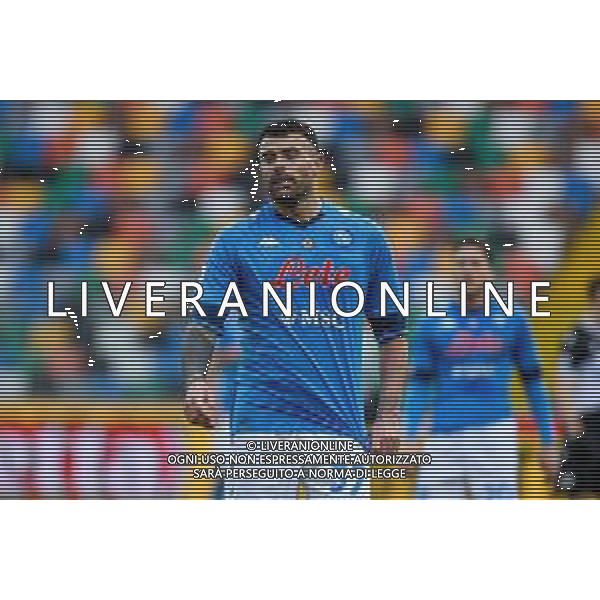 Ettore Griffoni/LM - Udinese Calcio vs SSC Napoli - Italian football Serie A match 2020/2021 10 January 2021 - Friuli Dacia Arena stadium, udine, Italy Photo showing: Andrea Petagna (Napoli) portrait @LM/Ettore Griffoni AG ALDO LIVERANI SAS