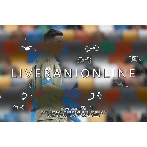 Ettore Griffoni/LM - Udinese Calcio vs SSC Napoli - Italian football Serie A match 2020/2021 10 January 2021 - Friuli Dacia Arena stadium, udine, Italy Photo showing: Alex Meret (Napoli) portrait @LM/Ettore Griffoni AG ALDO LIVERANI SAS