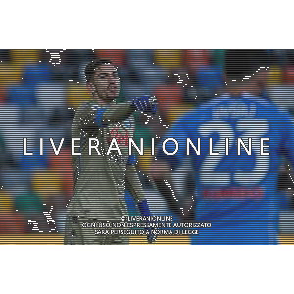 Ettore Griffoni/LM - Udinese Calcio vs SSC Napoli - Italian football Serie A match 2020/2021 10 January 2021 - Friuli Dacia Arena stadium, udine, Italy Photo showing: Alex Meret (Napoli) portrait @LM/Ettore Griffoni AG ALDO LIVERANI SAS