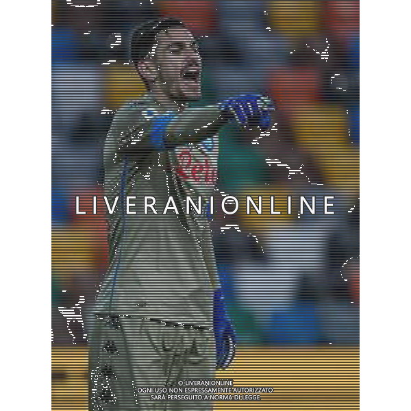 Ettore Griffoni/LM - Udinese Calcio vs SSC Napoli - Italian football Serie A match 2020/2021 10 January 2021 - Friuli Dacia Arena stadium, udine, Italy Photo showing: Alex Meret (Napoli) portrait @LM/Ettore Griffoni AG ALDO LIVERANI SAS