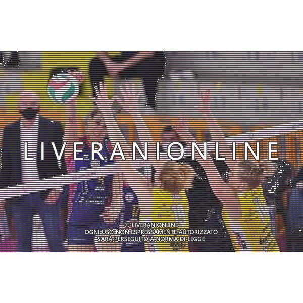 Lisa Guglielmi/LM - Savino Del Bene Scandicci vs Imoco Volley Conegliano - Volleyball Italian Serie A1 Women match 2020/2021 13 January 2021 - Palazzetto dello Sport, scandicci (fi), Italy Photo showing: Mina Popovic (Savino Del Bene Scandicci) @LM/Lisa Guglielmi AG ALDO LIVERANI SAS