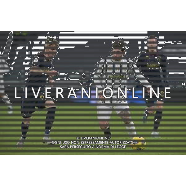 ©Falzone/Agenzia Aldo Liverani Torino 13.01.2021 Stadio Allianz Stadium Juventus vs Genoa Ottavi di Coppa Italia 2020-2021 Nella foto : MANOLO PORTANOVA-NICOLO\' ROVELLA ©Falzone/AGENZIA ALDO LIVERANI SAS