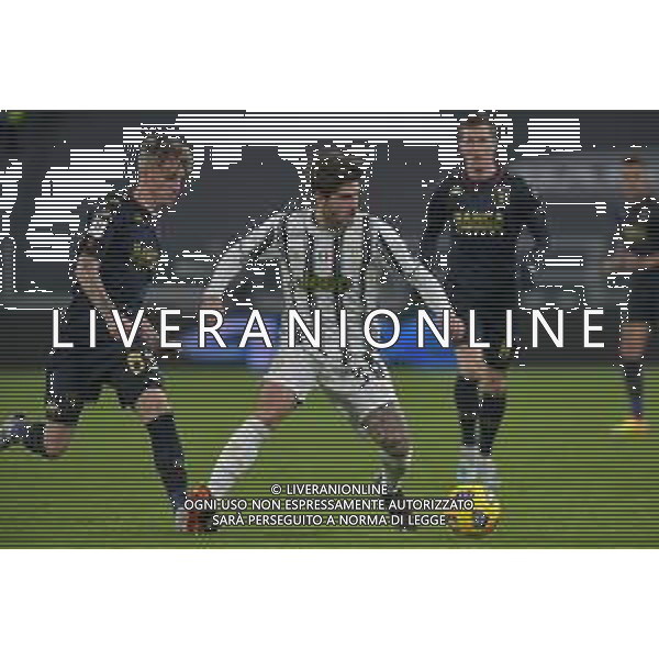 ©Falzone/Agenzia Aldo Liverani Torino 13.01.2021 Stadio Allianz Stadium Juventus vs Genoa Ottavi di Coppa Italia 2020-2021 Nella foto : MANOLO PORTANOVA-NICOLO\' ROVELLA ©Falzone/AGENZIA ALDO LIVERANI SAS