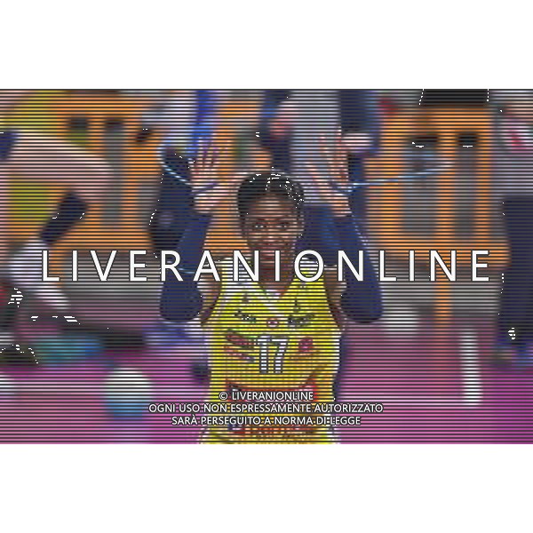 Lisa Guglielmi/LM - Savino Del Bene Scandicci vs Imoco Volley Conegliano - Volleyball Italian Serie A1 Women match 2020/2021 13 January 2021 - Palazzetto dello Sport, scandicci (fi), Italy Photo showing: Miriam Sylla (Imoco Volley Conegliano) @LM/Lisa Guglielmi/AGENZIA ALDO LIVERANI SAS