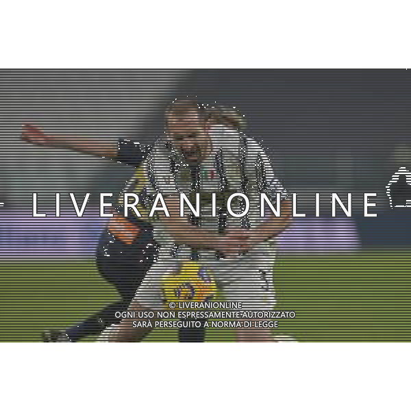 ©Falzone/Agenzia Aldo Liverani Torino 13.01.2021 Stadio Allianz Stadium Juventus vs Genoa Ottavi di Coppa Italia 2020-2021 Nella foto : NICOLO\' ROVELLA-GIORGIO CHIELLINI- ©Falzone/AGENZIA ALDO LIVERANI SAS