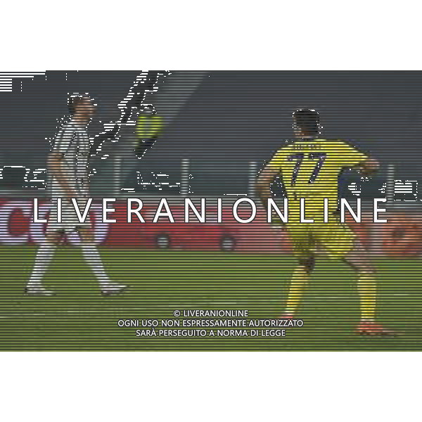 ©Falzone/Agenzia Aldo Liverani Torino 13.01.2021 Stadio Allianz Stadium Juventus vs Genoa Ottavi di Coppa Italia 2020-2021 Nella foto : DELUSIONE DI GIANLUIGI BUFFON DOPO IL GOL DI MELEGONI ©Falzone/AGENZIA ALDO LIVERANI SAS