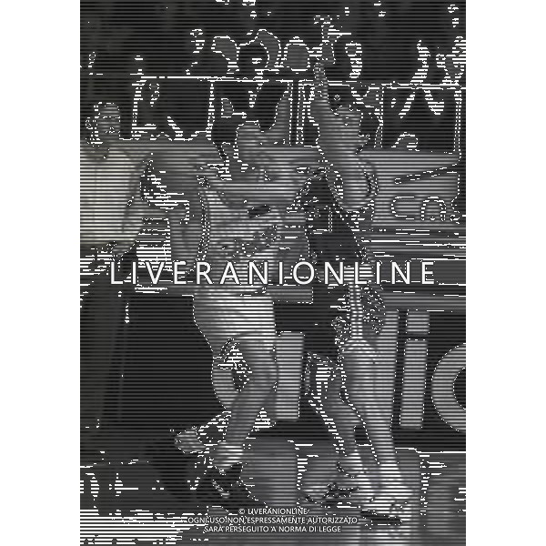 1996-1997 CANTU \' COPPA ITALIA DI BASKET POLTI\' CANTU\'-BENETTON TREVISO NELLA FOTO ROSSINI ALBERTO AG ALDO LIVERANI SAS