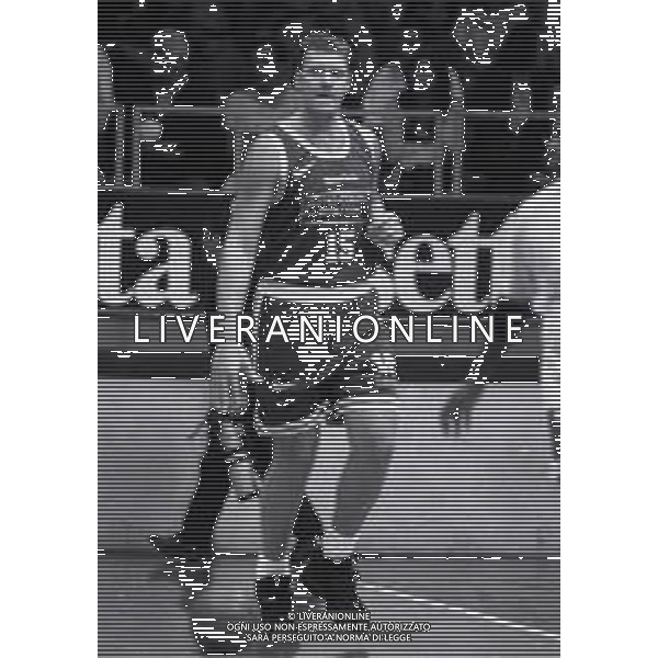 1996-1997 CANTU \' COPPA ITALIA DI BASKET POLTI\' CANTU\'-BENETTON TREVISO NELLA FOTO RUSCONI STEFANO AG ALDO LIVERANI SAS