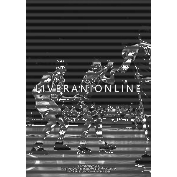 1996-1997 MILANO FIBA EUROLEAGUE STEFANEL MILANO-CSKA MOSCA NELLA FOTO FLAVIO PORTALUPPI AG ALDO LIVERANI SAS